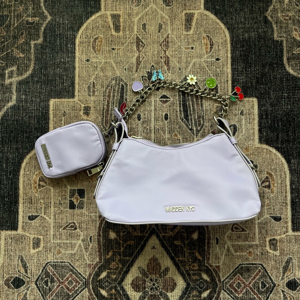 Madden NYC Lavender Chain Shoulder Bag